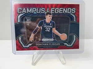 Donovan Clingan 2024 Panini Prizm Draft Picks Red Wave Campus Legends Rookie #9 - Bild 1 von 2