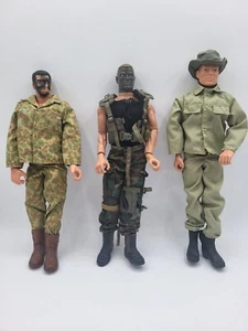 THREE Vintage 1990s GI Joe Loose Action Figure Figurine 12" Tall EXCELLENT COND. - Picture 1 of 10