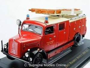 MAGIRUS-DEUTZ 1941 S3000 SLG FIRE APPLIANCE 1/43 CREW CAB+LADDER ISSUE K8967Q~#~ - Picture 1 of 5