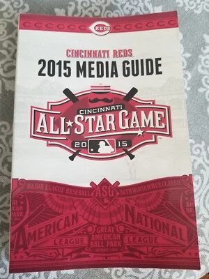 2015 Cincinnati Reds 2015 Media Guide All Star Game Votto Cueto MLB Baseball - Image 1 of 2
