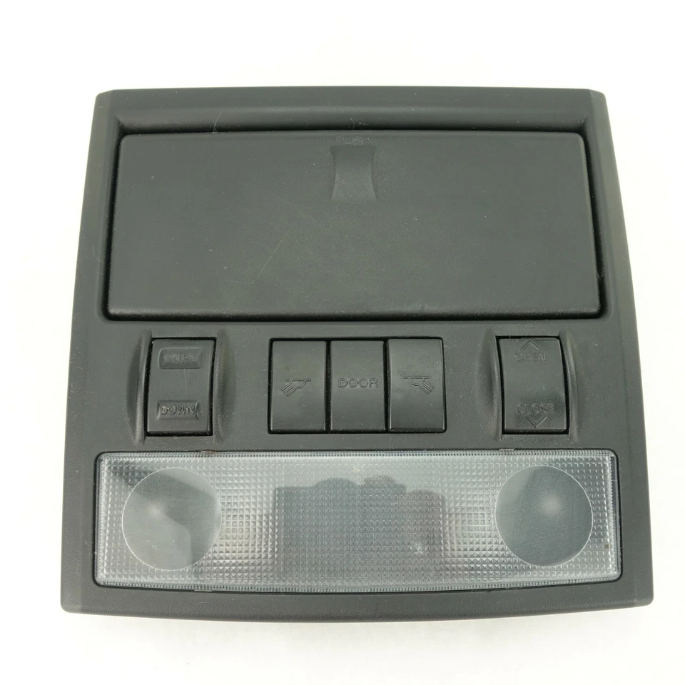 Hyundai Tiburon Front Overhead Console Dome Map Light Sunroof Black 2003 2004  - Image 1 of 4