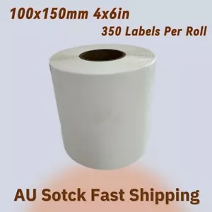 THERMAL LABEL 100x150mm 4x6in 350 Labels Roll for POST EPARCEL SHIPPING LABELS - Picture 1 of 2