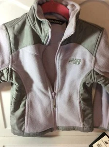 NEW BALANCE JACKET Size 4 Toddler Kids Gray New - Picture 1 of 3