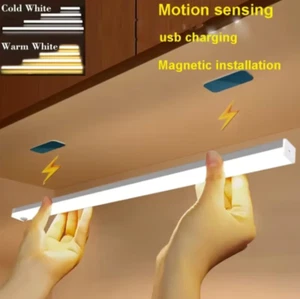 Luce LED Wireless con Sensore di Movimento Ricaricabile per Armadio e Corridoio - Foto 1 di 13