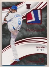 2016 Immaculate Collection Immaculate Swatches Prime #50 Carl Edwards Jr. /49