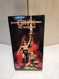Conan The Barbarian Vintage 1990 VHS Tape Universal Video Arnold Schwarzenegger - Picture 1 of 5