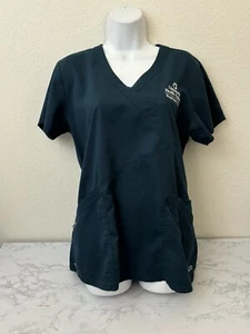 University Health System Respiratory Care Scrub Top Womens L Greys Anatomy Y1 - Picture 1 of 6