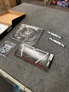 VORTEX SPROCKET/CHAIN KIT STL/ALU 16/45T BLK RX3 520-116L BLK - Picture 1 of 9