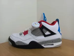 Nike Air Jordan 4 Retro QUÉ ES EL Zapatos de Baloncesto Tenis Entrenadores Reino Unido 8 - Imagen 1 de 10