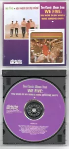 WE FIVE: YOU WERE ON MY MIND / MAKE SOMEONE HAPPY CD 2 ON 1 OUT OF PRINT - Picture 1 of 4