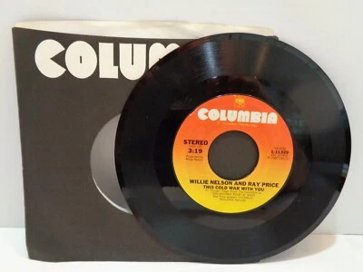 Willie Nelson & Ray Price "Faded Love/This Cold War With You"  45 Near Mint! - Image 1 of 3