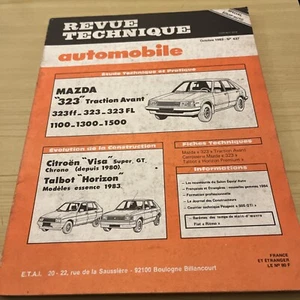 REVUE TECHNIQUE MAZDA 323 TRACTION AVANT 323 FF 1100 1300 1500 323 FF 1500 GTS - Picture 1 of 15