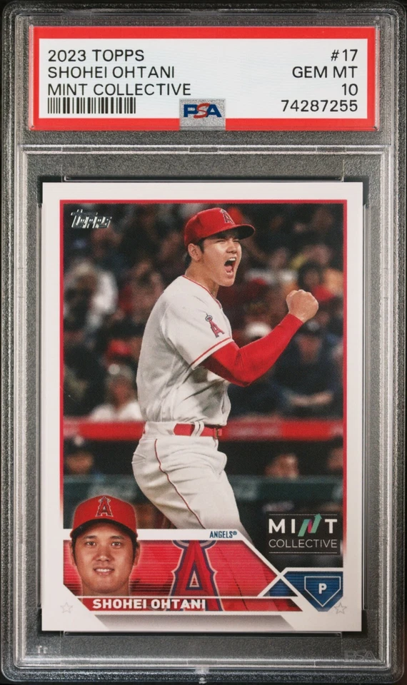 2023 Topps MINT Collective #17 Shohei Ohtani PSA 10 GEM MINT SSP **POP 1** - Image 1 of 1