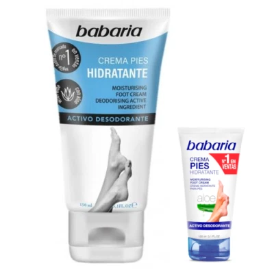 Babaria Aloe Vera Fuß Creme 150ml rissige Füße Deodorante **NEUE VERPACKUNG**