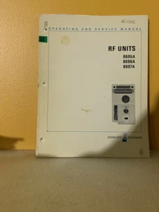 HP 08695-90015 RF Units 8695A 8696A 8697A Operating and Service Manual - Picture 1 of 2