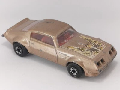Matchbox Superfast Gold Pontiac Firebird Trans Am Lesney Vintage No 16 1979 Used - Image 1 of 4