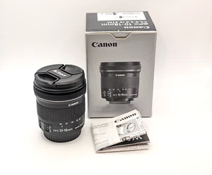 Canon EF-S 10-18mm F4.5-5.6 IS STM Wide Angle Lens *EXCELLENT Condition* - Picture 1 of 9