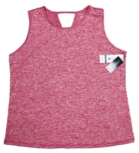 ID Ideology Plus Size 3X Keyhole-Back Tank Top - Sangria Wine - Picture 1 of 1