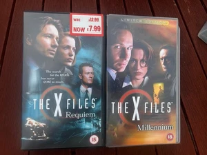 The X Files VHS - requiem & millennium videos - Picture 1 of 6
