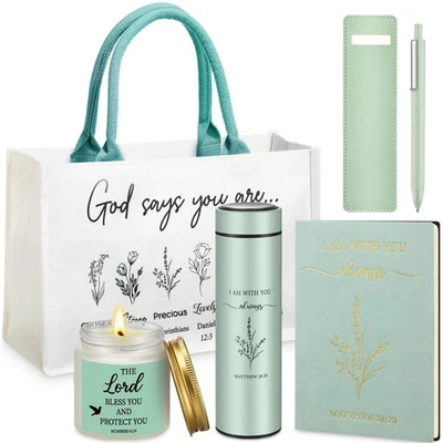 6 Pcs Christian Gift Set for Women Faith Inspirational Religious Gifts for Wo... - Image 1 of 4