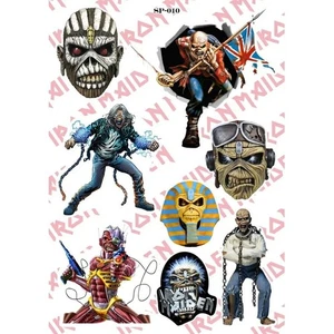 Eddie Sticker Pack | English Heavy Metal The Trooper Powerslave Aces High Band - Picture 1 of 1