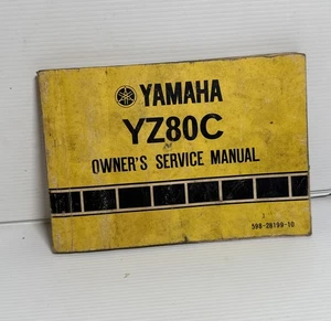 OEM Genuine Yamaha Owner's Service Manual Book 1977 YZ80C  Motorcycle Vintage - Picture 1 of 23