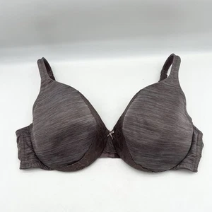 Cacique Underwire Lined Underwire Bra Full Coverage Full Figure Purple Size 44D - Picture 1 of 5
