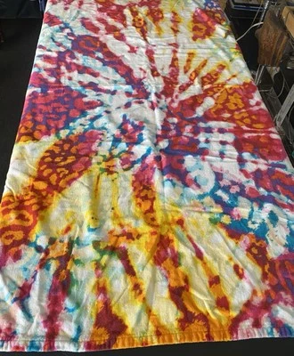 Toalla de playa 32x59 100 % algodón multicolor Foto 1 de 3