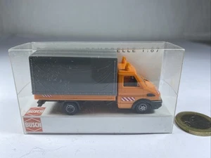 H732 BUSCH 1:87 H0 CAMION IVECO DAILY veicolo da cantiere n. 47973 comunale - Foto 1 di 6