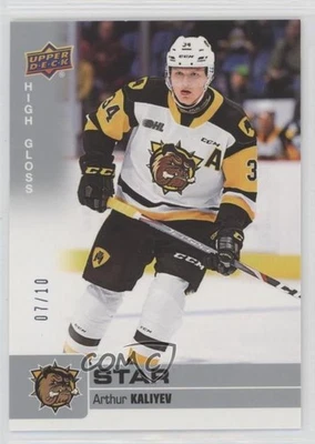 2019-20 Upper Deck CHL Star SP High Gloss /10 Arthur Kaliyev #317 - Image 1 of 2