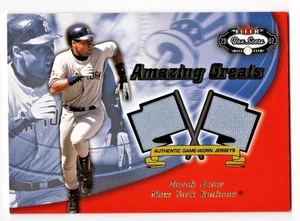Derek Jeter  2002 Fleer Box Score  Game Jerseys - Picture 1 of 2