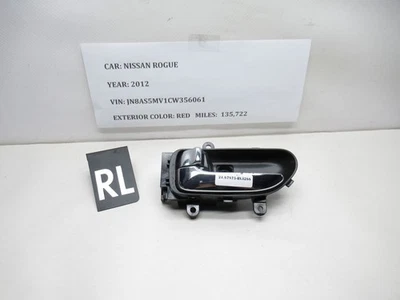 Manija de puerta interior trasera izquierda Nissan Rogue 2008-2013 80671JM00A OEM Foto 1 de 4