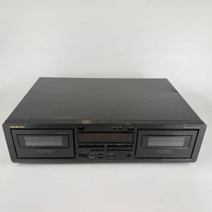 Onkyo TA-RW344 Dual Cassette Tape Deck Auto Reverse Dolby NR For Parts - Picture 1 of 6