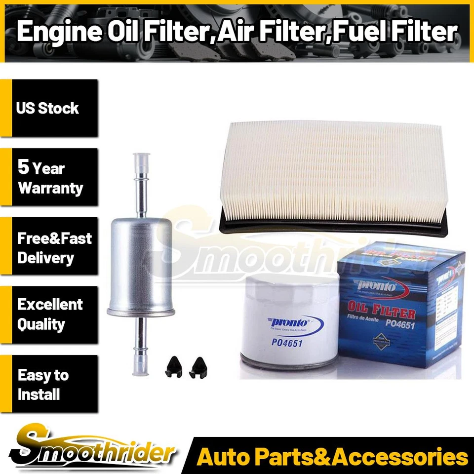 Filtro de aceite de motor para Ford Explorer 2002-2010 Pronto 3 piezas filtro de aire filtro de combustible Foto 1 de 4