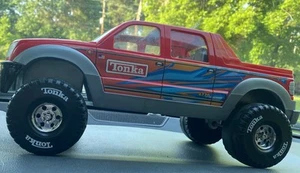 Tonka Pickup Truck Red with Flames decals 4770 toy 2003 Vintage collectible - Picture 1 of 12