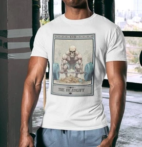The Deadlift Tarot Card Shirt, Weightlifting - Picture 1 of 15
