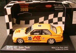 BMW M3 E30 #35 Auto Tech Jtcc 1988 Hoy Yanagida Japón Mini Car Fair 2005 Kyosho - Imagen 1 de 5