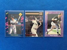 1990-1992 Classic Pocket Pages Robin Ventura RC White Sox MLB (3 Card Set)