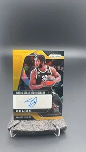 2024-25 Panini Prizm Euroleague Semi Ojeleye Signatures Gold 10/10 #8998 S - Picture 1 of 2