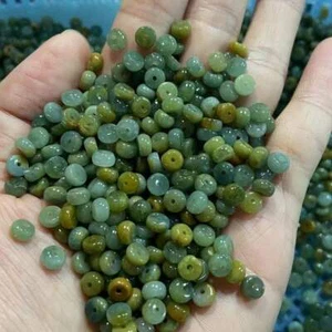 Jadeit A-Ware, Guatemala Abakus Perlen, kleines Zubehör, Myanmar Jade - Bild 1 von 4