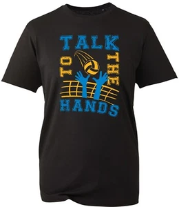 Camiseta Talk To The Hands, camiseta de voleibol, camiseta de ropa deportiva, voleibol de playa - Imagen 1 de 3