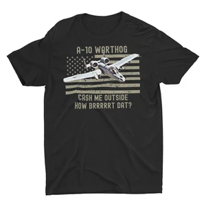 T-shirt unisex A-10 Thunderbolt Warthog Air Force - Foto 1 di 4