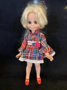 Ideal Crissy Velvet 70’s Look Around Doll Grow Hair Orginal Dress Butterfly Pull - Bild 1 von 10