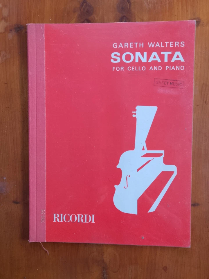 Gareth Walters Sonata for cello and piano Ricordi sheet music - Image 1 of 1