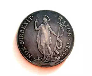 Genoa, Italy, 1795 Silver 8 Lire ~ St. John the Baptist ~ Extraordinary - Picture 1 of 5