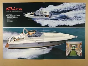 1980 Riva 48 Superamerica & 38 Bravo Boat Yacht vintage print Ad - Picture 1 of 1