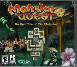 Mahjongg Mah Jong Quest Pc New Vista XP Kwazi's Quest 60 Puzzles Animation Fun - Picture 1 of 2