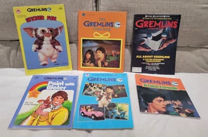 Lote de 6 libros de cuentos vintage Gremlins Gizmo 1984 libro de actividades para colorear de Golden - Imagen 1 de 16