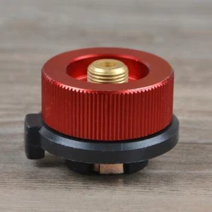 Camping Burner Conversion Head Tank Gas Bottle Adapter Connector 4.4*3cm Ho C9X8 - Picture 1 of 14