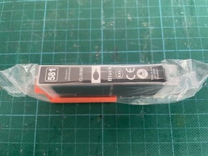 XXL Patrone f. CANON kompatible CLI 580BK schwarz Pixma  6150 6350 TR7550 8550 - Afbeelding 1 van 2